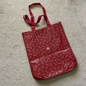 Lululemon Large Shopping Bag Red